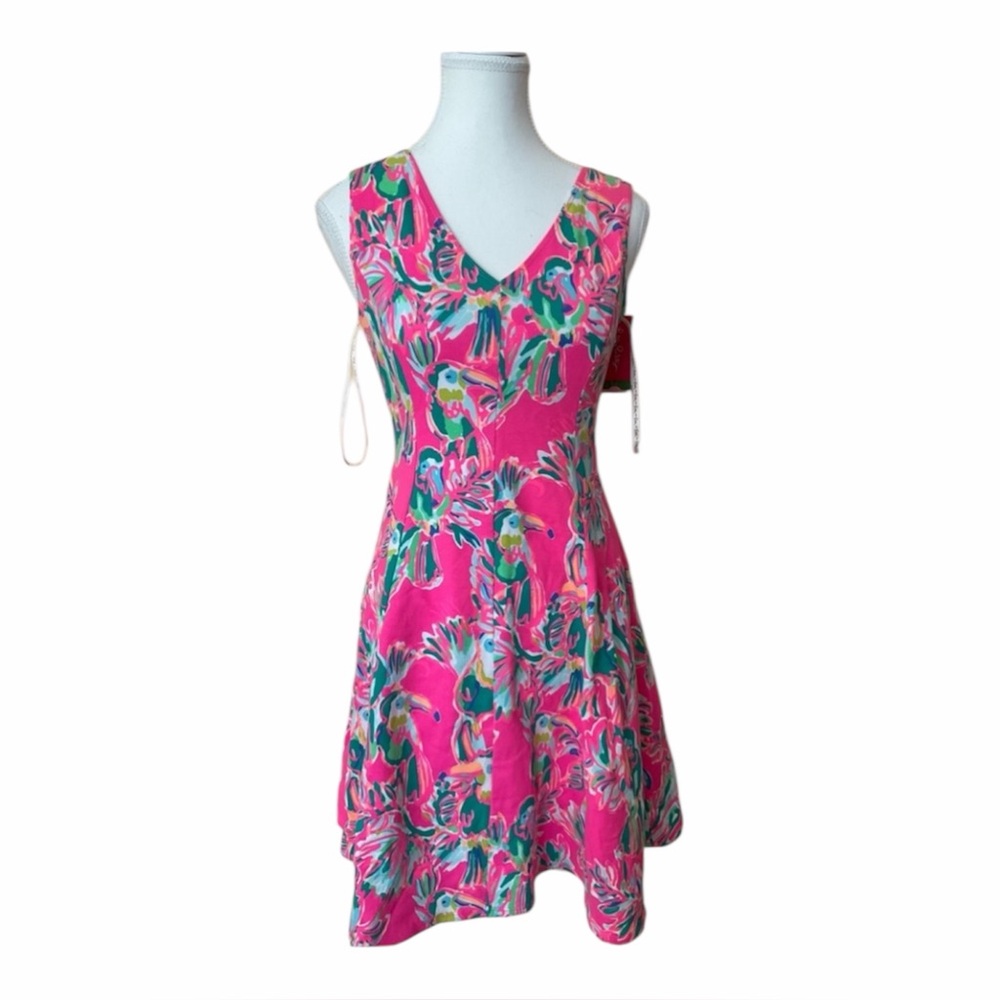 Lilly Pulitzer dahlia dress, new with tags size xxs